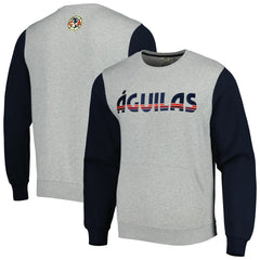 Club America Kangaroo Pullover Sweatshirt - Gray/Navy shop