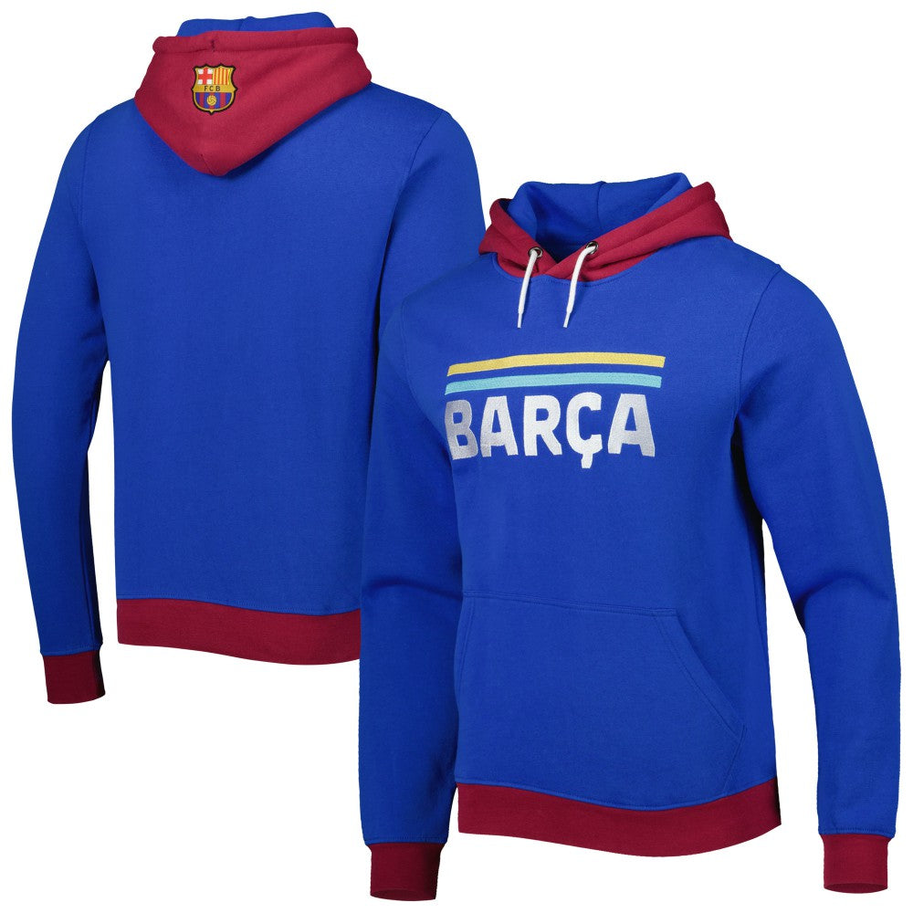 Barcelona Outdoor Pullover Hoodie - Blue sale