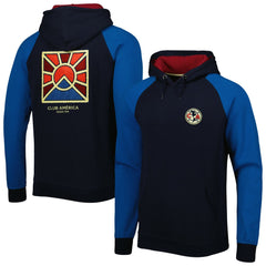 Club America Pride Raglan Pullover Hoodie - Navy/Blue outlet