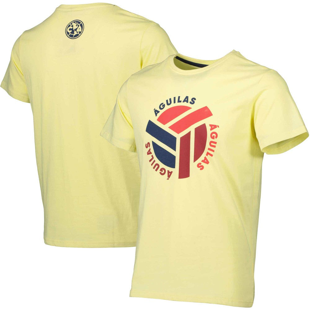 Club America Rounded T-Shirt - Yellow for sale
