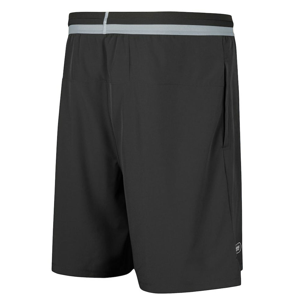 Las Vegas Raiders Cool Down Tri-Color Elastic Training Shorts - Black for sale