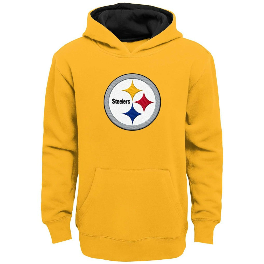 Pittsburgh Steelers Youth Prime Pullover Hoodie - Gold discount