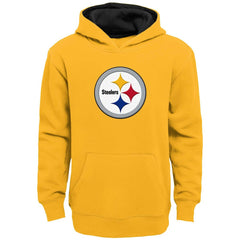 Pittsburgh Steelers Youth Prime Pullover Hoodie - Gold discount