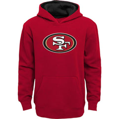 San Francisco 49ers Youth Prime Pullover Hoodie - Scarlet discount