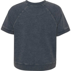 Cleveland Browns Girls Juniors Cheer Squad Raglan T-Shirt - Heather Charcoal on sale