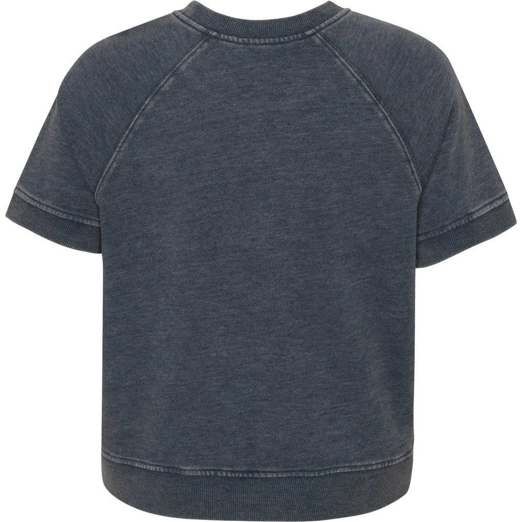 Miami Dolphins Girls Juniors Cheer Squad Raglan T-Shirt - Heather Charcoal cheap