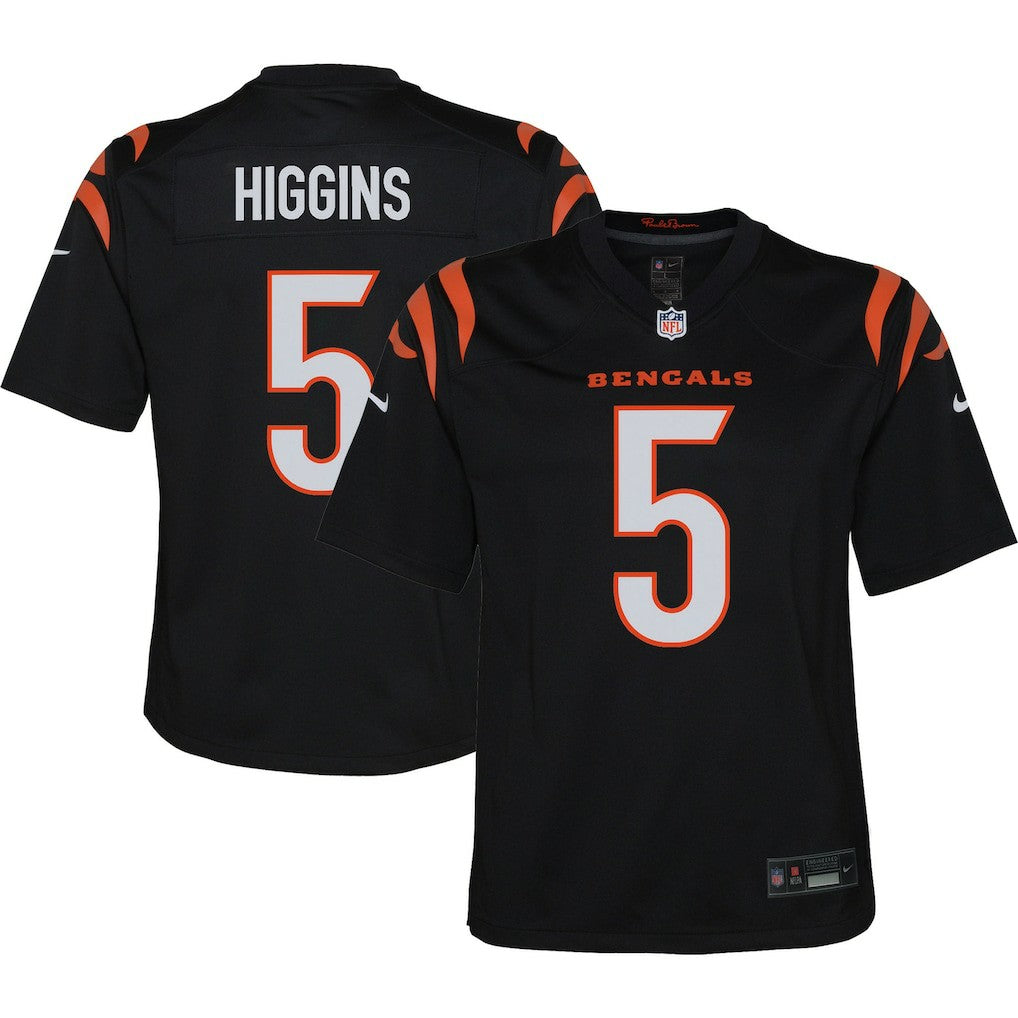 Tee Higgins Cincinnati Bengals Youth Game Jersey - Black | Nike cheap