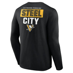 Pittsburgh Penguins Territorial Long Sleeve T-Shirt Black