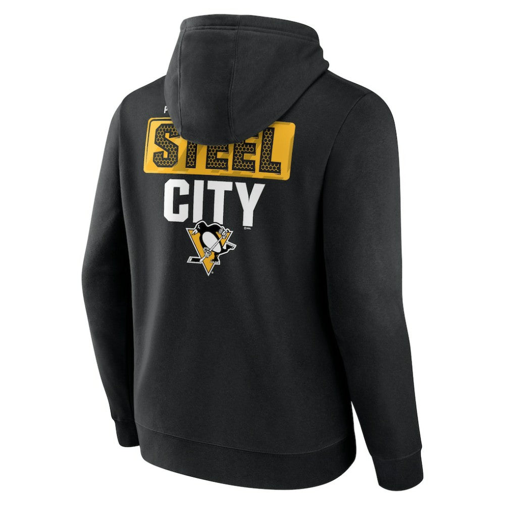 Pittsburgh Penguins Territorial Pullover Hoodie Black