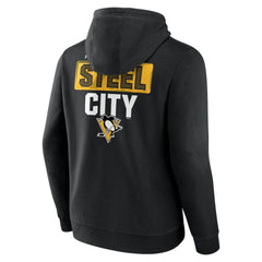 Pittsburgh Penguins Territorial Pullover Hoodie Black