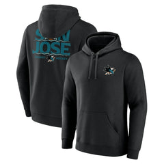 San Jose Sharks Territorial Pullover Hoodie Black