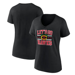 Chicago Blackhawks Women's Represent V-Neck T-Shirt Black