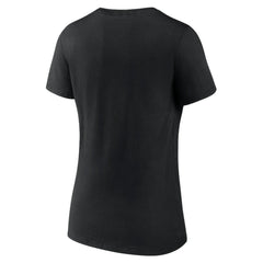 Chicago Blackhawks Women's Alternate Logo V-Neck T-Shirt Black