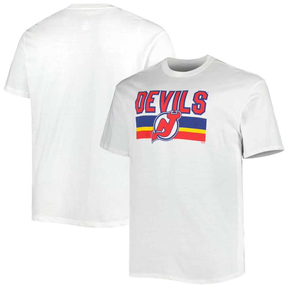 New Jersey Devils Fanatics Big & Tall Special Edition 2.0 T-Shirt White