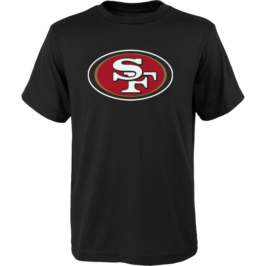 San Francisco 49ers Outerstuff Youth Primary Logo T-Shirt - Black for sale
