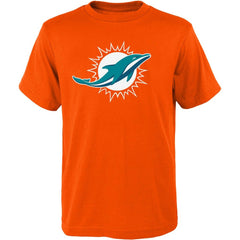 Miami Dolphins Outerstuff Youth Primary Logo T-Shirt - Orange sale
