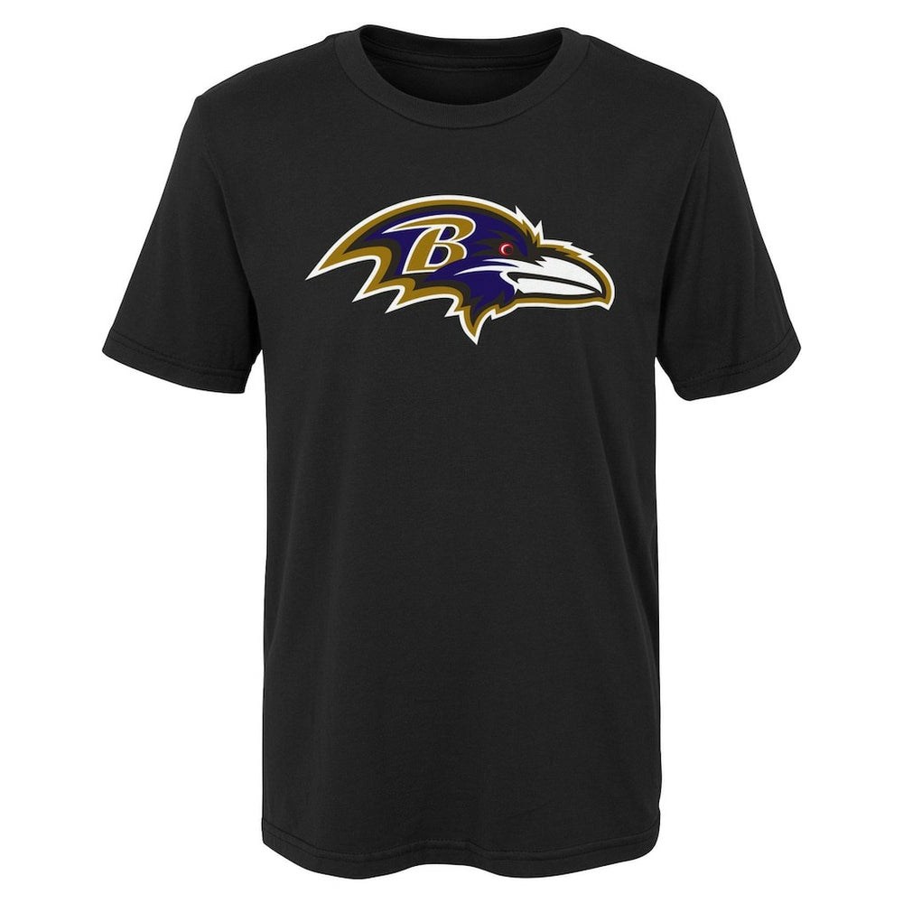 Baltimore Ravens Outerstuff Youth Primary Logo T-Shirt - Black for sale