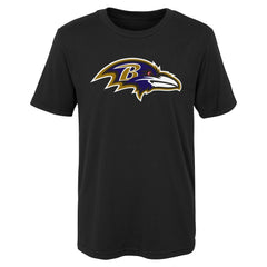 Baltimore Ravens Outerstuff Youth Primary Logo T-Shirt - Black for sale
