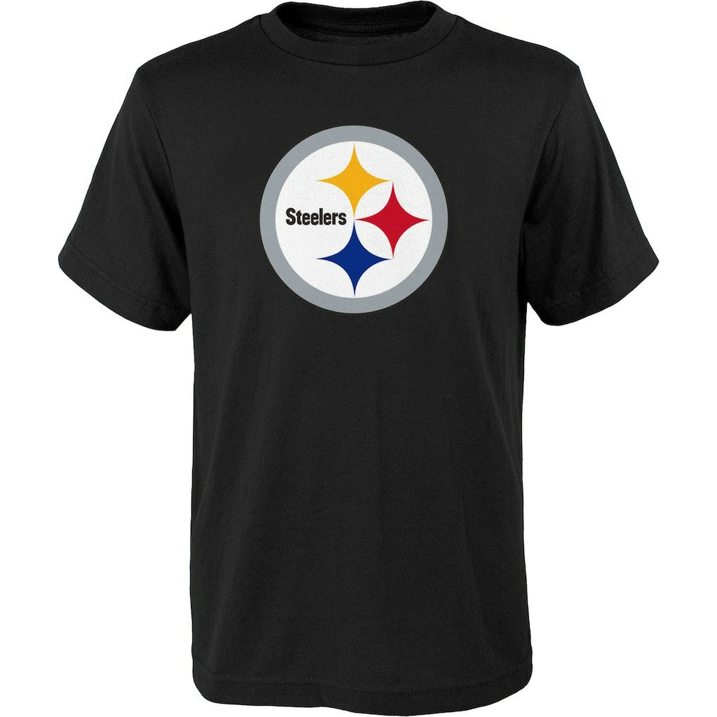 Pittsburgh Steelers Outerstuff Youth Primary Logo T-Shirt - Black discount