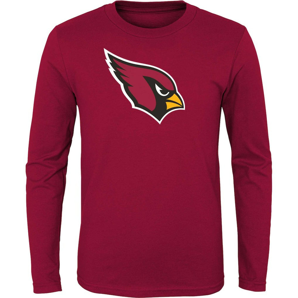Arizona Cardinals Youth Primary Logo Long Sleeve T-Shirt - Cardinal outlet