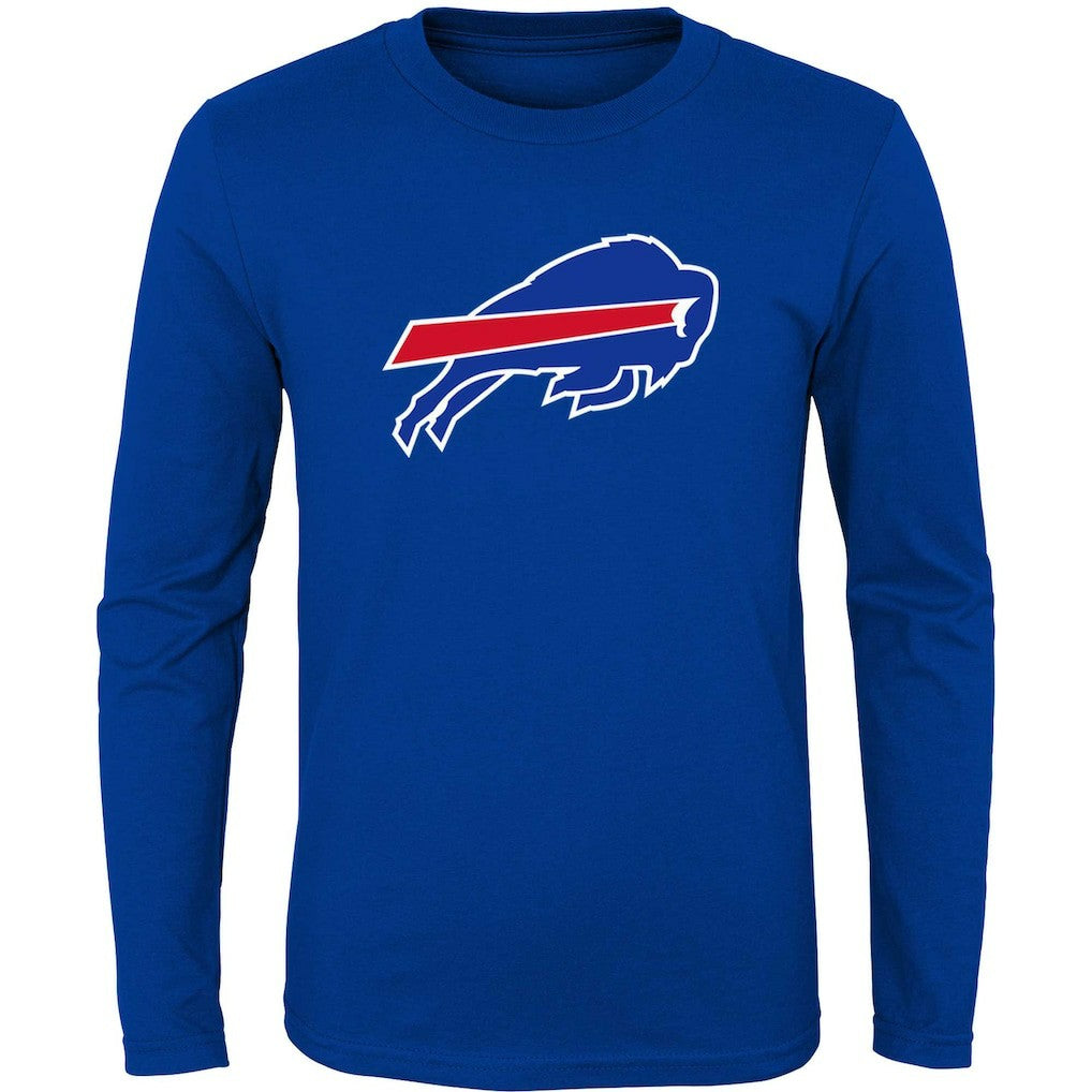 Buffalo Bills Youth Primary Logo Long Sleeve T-Shirt - Royal discount