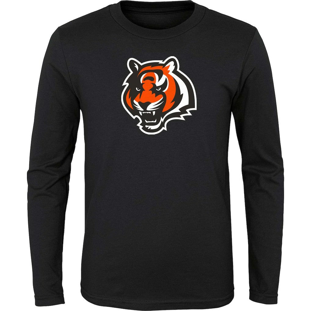 Cincinnati Bengals Youth Primary Logo Long Sleeve T-Shirt - Black outlet