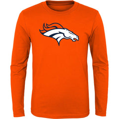 Denver Broncos Youth Primary Logo Long Sleeve T-Shirt - Orange online