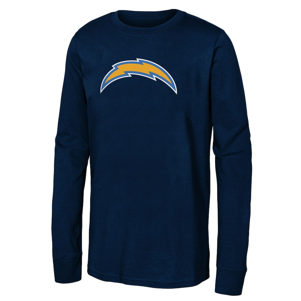 Los Angeles Chargers Youth Primary Logo Long Sleeve T-Shirt - Navy sale