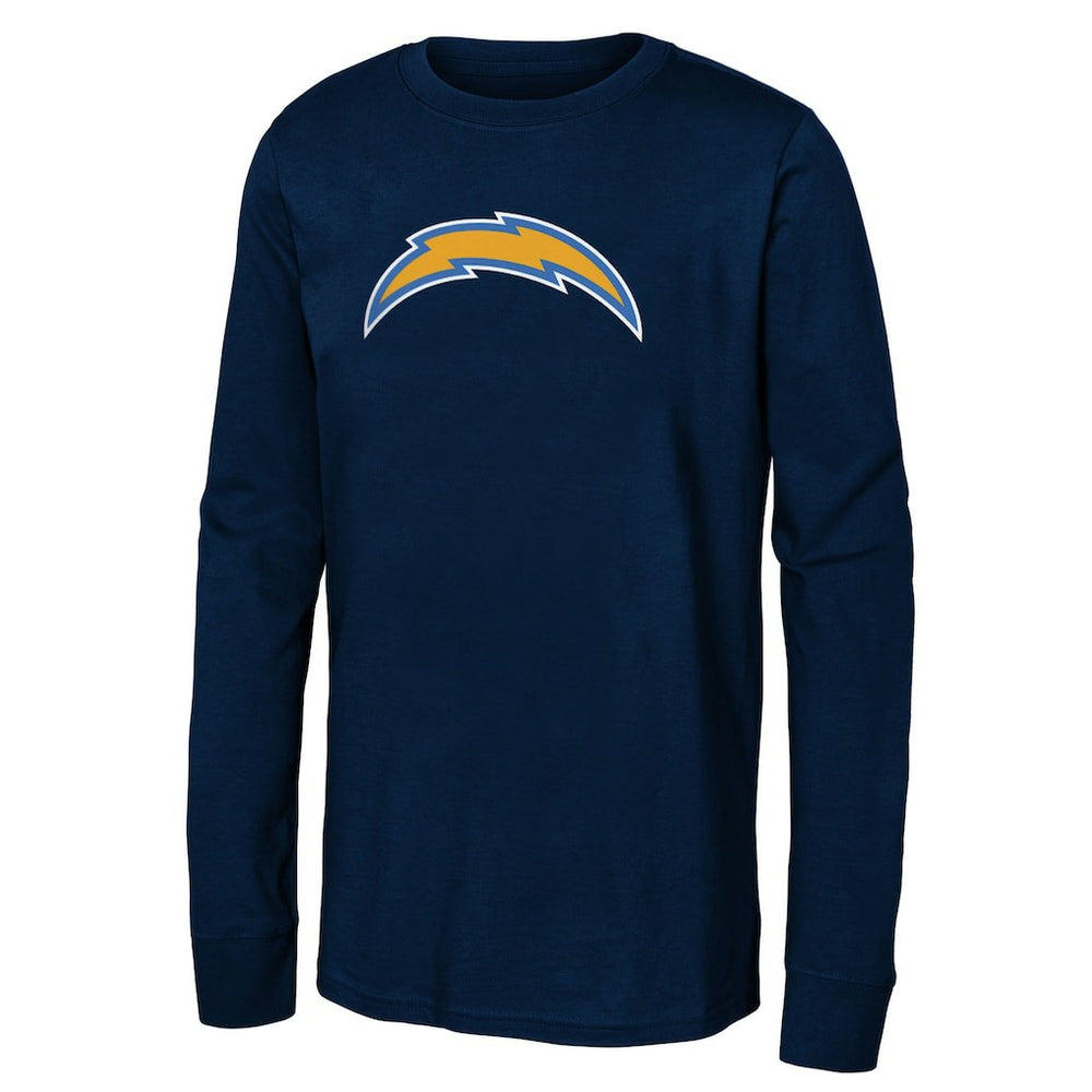 Los Angeles Chargers Youth Primary Logo Long Sleeve T-Shirt - Navy sale
