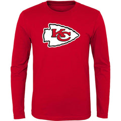 Kansas City Chiefs Youth Primary Logo Long Sleeve T-Shirt - Red outlet