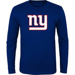 New York Giants Youth Primary Logo Long Sleeve T-Shirt - Royal cheap