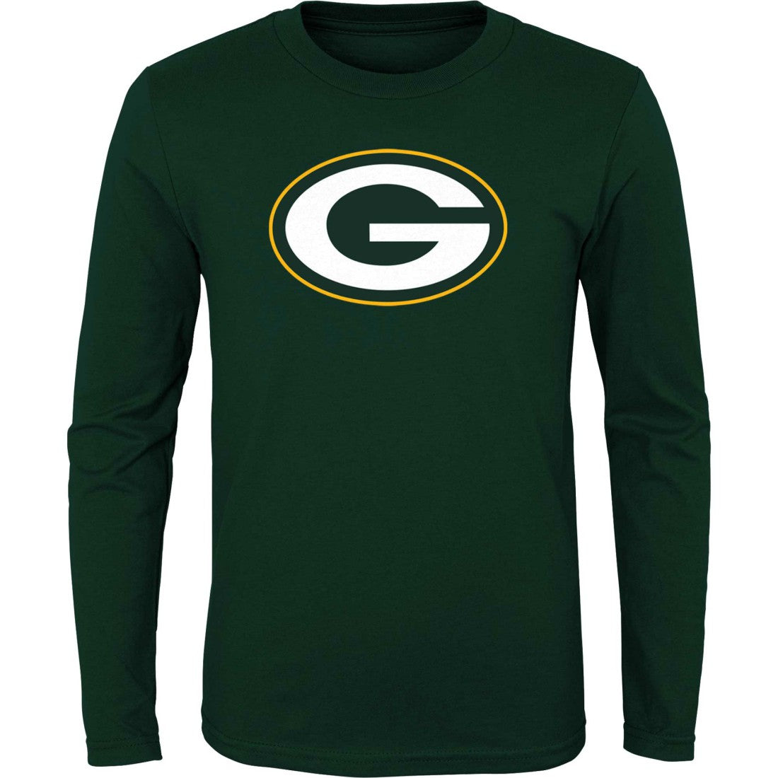 Green Bay Packers Youth Primary Logo Long Sleeve T-Shirt - Green online