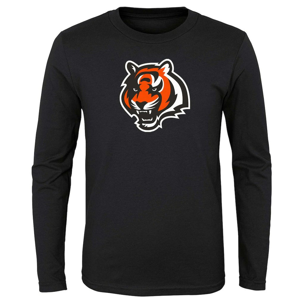Cincinnati Bengals Preschool Primary Logo Long Sleeve T-Shirt - Black for sale