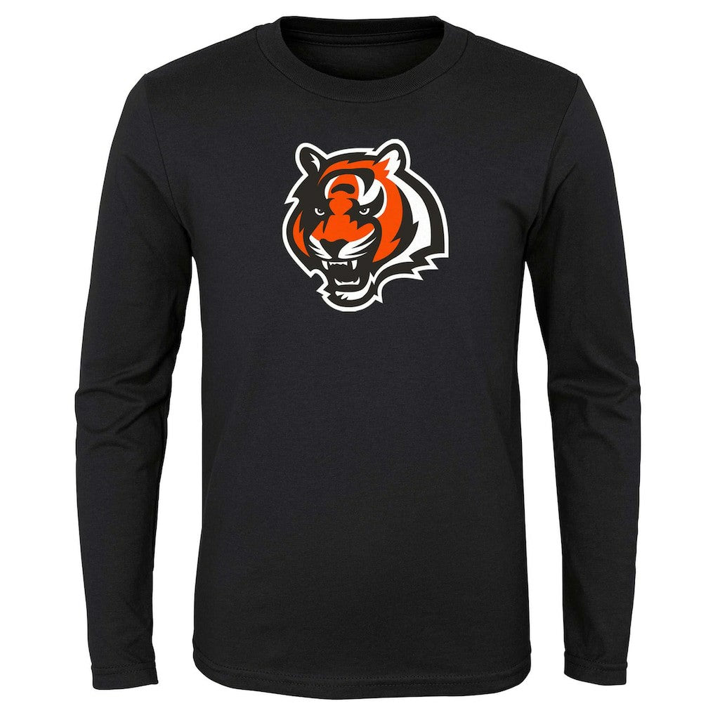 Cincinnati Bengals Preschool Primary Logo Long Sleeve T-Shirt - Black for sale