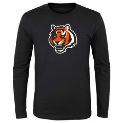Cincinnati Bengals Preschool Primary Logo Long Sleeve T-Shirt - Black for sale