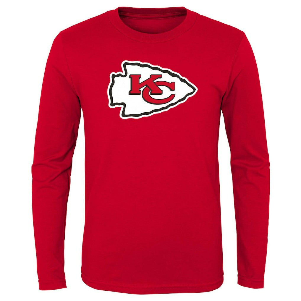 Kansas City Chiefs Preschool Primary Logo Long Sleeve T-Shirt - Red outlet