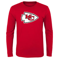 Kansas City Chiefs Preschool Primary Logo Long Sleeve T-Shirt - Red outlet