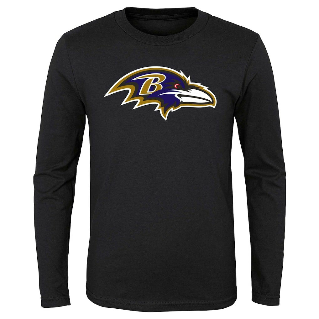 Baltimore Ravens Preschool Primary Logo Long Sleeve T-Shirt - Black online