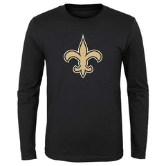 New Orleans Saints Preschool Primary Logo Long Sleeve T-Shirt - Black sale