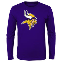 Minnesota Vikings Preschool Primary Logo Long Sleeve T-Shirt - Purple discount