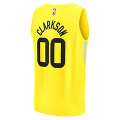 Jordan Clarkson Utah Jazz Fast Break Replica Jersey - Icon Edition - Yellow | Fanatics online