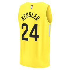 Walker Kessler Utah Jazz Fast Break Replica Player Jersey - Icon Edition - Yellow | Fanatics on sale