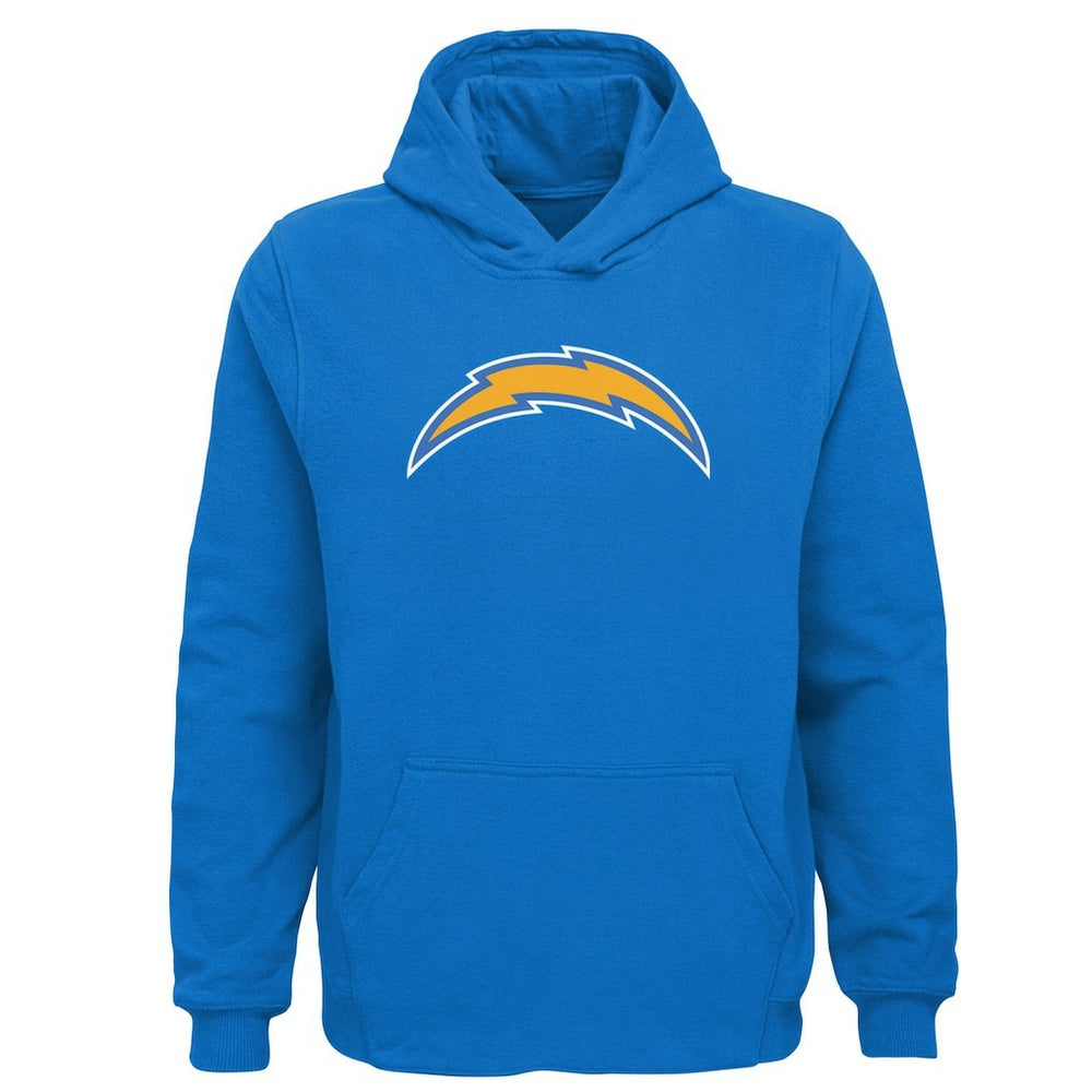 Los Angeles Chargers Youth Team Logo Pullover Hoodie - Powder Blue online