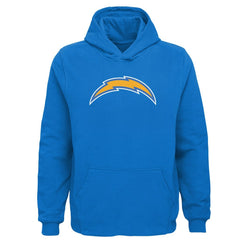 Los Angeles Chargers Youth Team Logo Pullover Hoodie - Powder Blue online