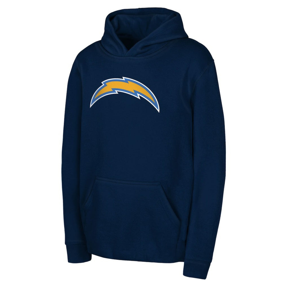 Los Angeles Chargers Youth Team Logo Pullover Hoodie - Navy outlet