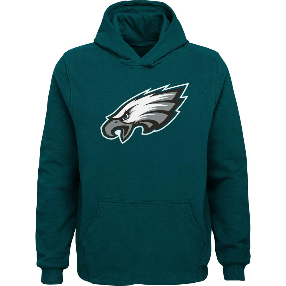 Philadelphia Eagles Youth Team Logo Pullover Hoodie - Green on sale
