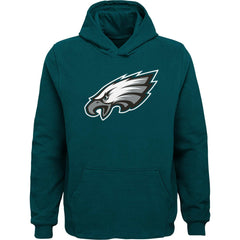 Philadelphia Eagles Youth Team Logo Pullover Hoodie - Green on sale