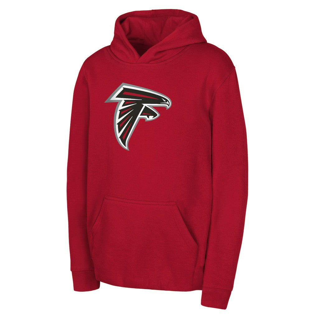 Atlanta Falcons Youth Team Logo Pullover Hoodie - Red on sale
