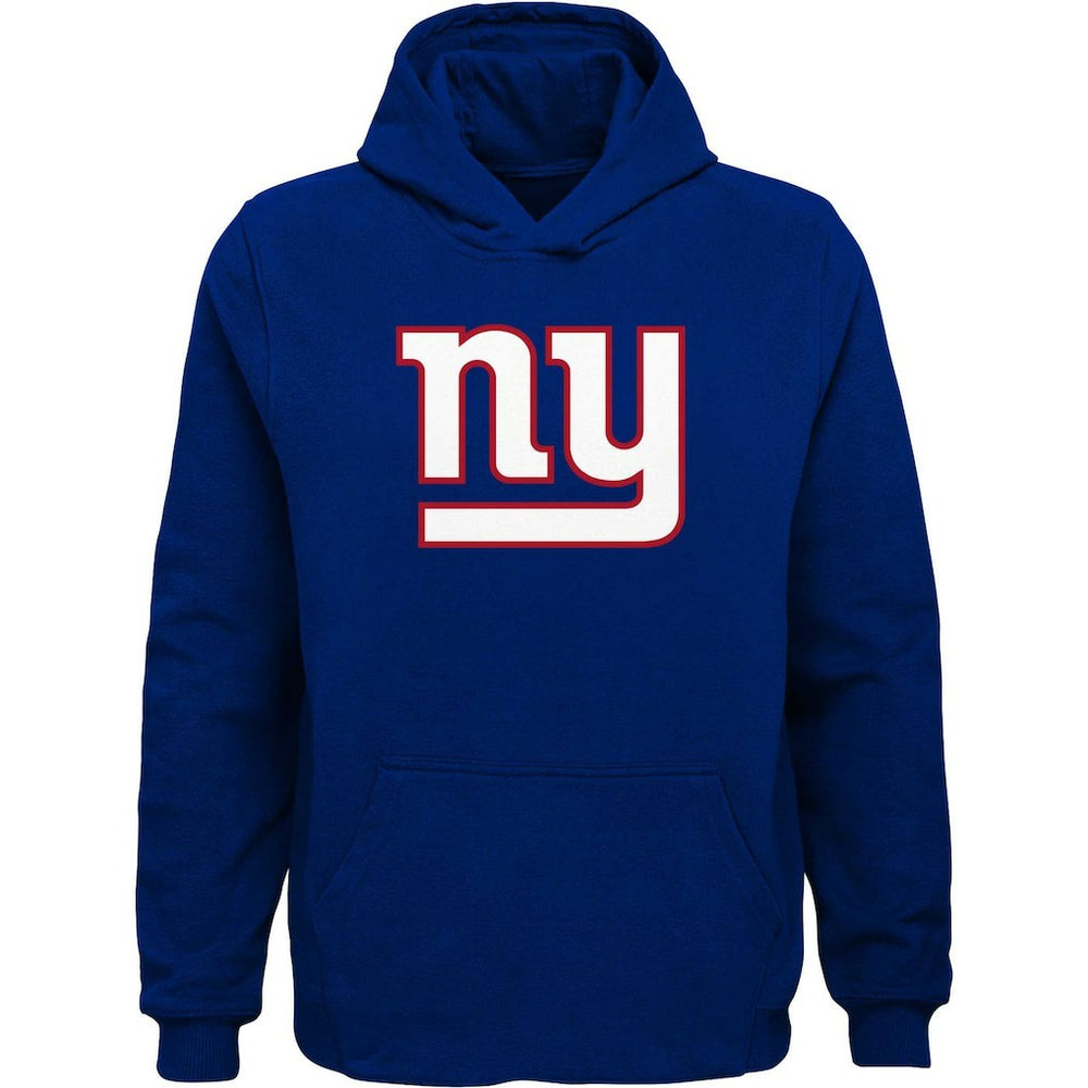 New York Giants Youth Team Logo Pullover Hoodie - Royal for sale