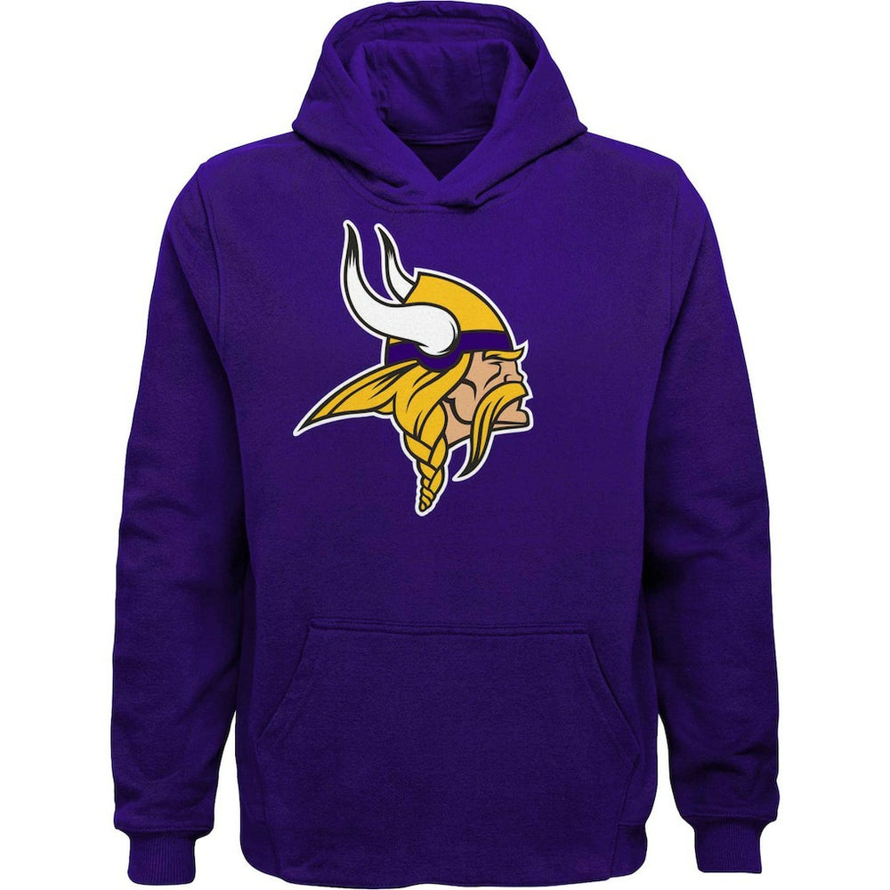 Minnesota Vikings Youth Team Logo Pullover Hoodie - Purple outlet